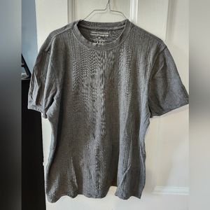 Small Men's Denver Hayes Modern Fit Gray Knitted T Shirt 100% Cotton